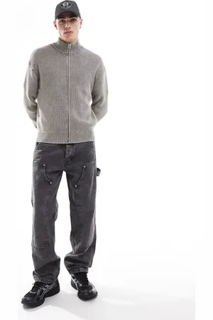 JACK & JONES Eddie loose painter jeans in washed