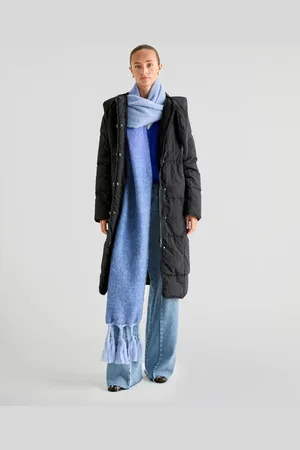 SCALPERS Bow hoodie puffer coat in