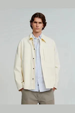 SCALPERS Floyen overshirt in cream