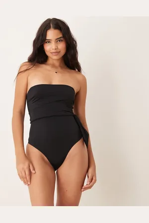 Free Society Bandeau wrap swimsuit in