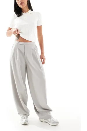 Stradivarius Tailored balloon leg pants in