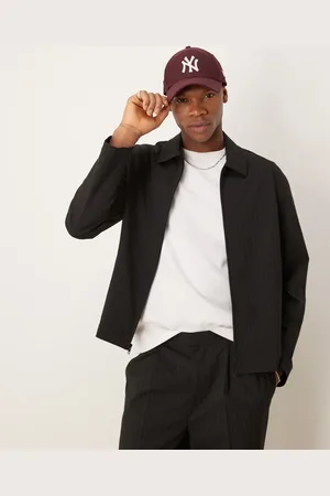 ASOS Smart harrington jacket in pinstripe - part of a set