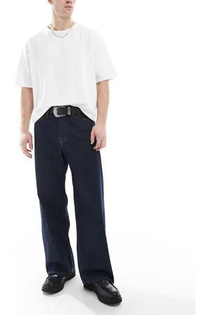 JACK & JONES Dave wide fit jeans in indigo