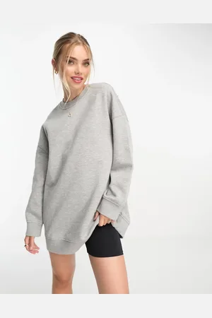 Monki Oversized sweatshirt in light