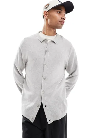 Threadbare Knitted long sleeve cardigan in light