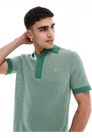 Farah Sandford knit polo in