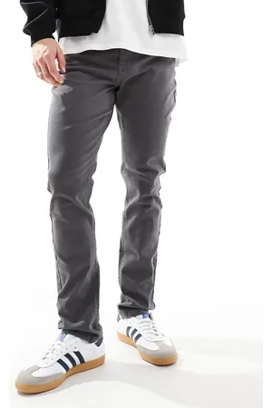 Threadbare Slim fit chino pants in charcoal
