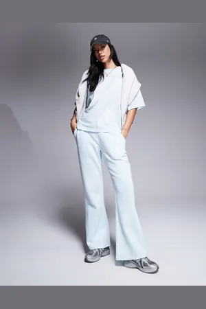 Kaiia Design bubble logo wide leg sweatpants in light - part of a set