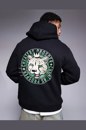 Cheats & Thieves Logo back print 320gsm hoodie in