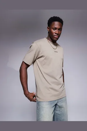 HUGO BOSS 10 central logo t-shirt oversized fit in mid