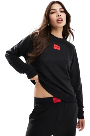 HUGO BOSS HUGO Bodywear snoozie sweatshirt in teddy fleece - part of a set