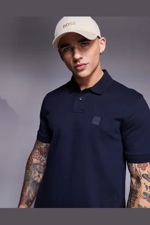 HUGO BOSS Passenger tonal logo pique polo slim fit in