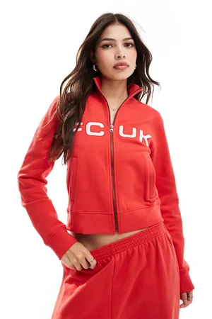 French Connection FCUK zip through sweater in