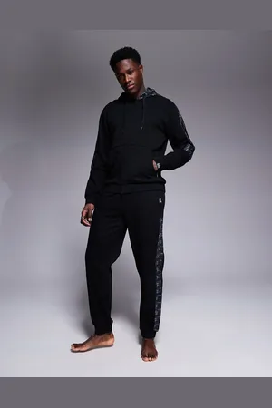 EA7 Armani sweatpants with logo tape detail in - part of a set