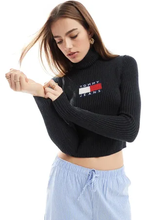 Tommy Hilfiger Turtleneck long sleeve knit top in