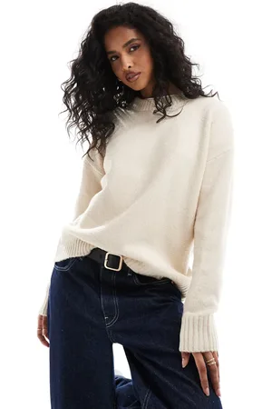 Threadbare Knitted sweater in ecru