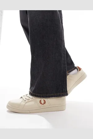 Fred Perry B721 leather sneakers in beige
