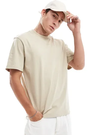 HUGO BOSS Dapolino relaxed fit T-shirt in beige