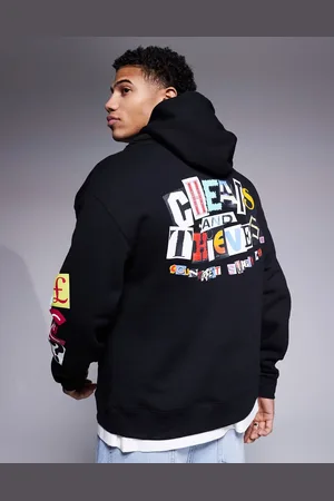 Cheats & Thieves Ransom logo back print 320gsm hoodie in
