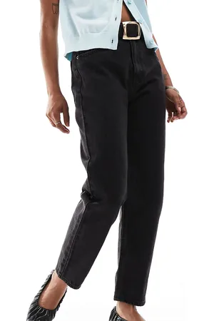 Pull&Bear Petite high rise mom jeans in
