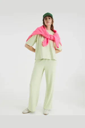 River Island High waisted wide leg sweatpants in