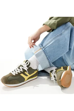 Pull&Bear Retro gum sole sneakers in