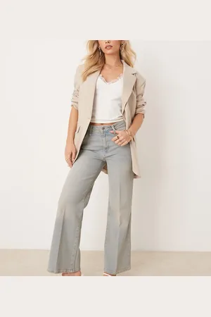 River Island Wide leg jean in lightwash