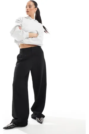 Pull&Bear Wide leg tailored pants in