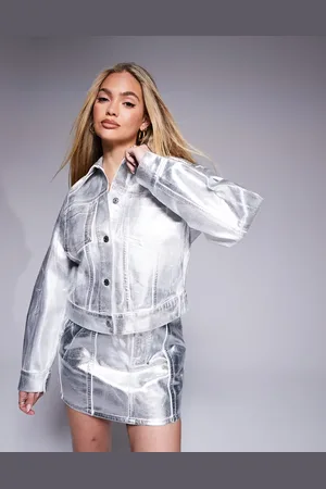 Armani Exchange Metallic coated jacket in - part of a set
