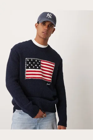 GANT Knitted logo flag sweater in