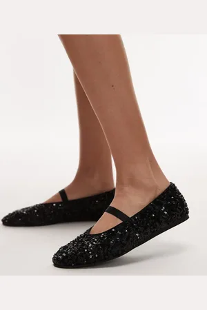 ARKET Sequin ballerina pumps in