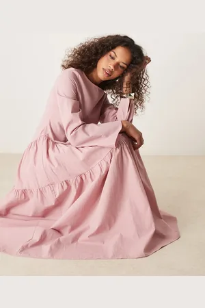 Ghospell Tiered midi dress in