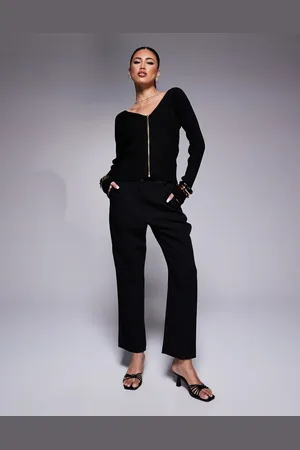 River Island Tux cigarette pants in