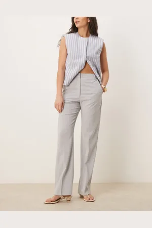 ASOS Tailored slim straight pants in light