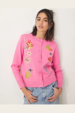 Never Fully Dressed Embroidered cardigan in