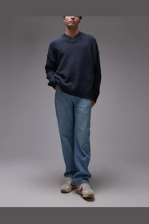 Topman Rigid straight jeans in light wash