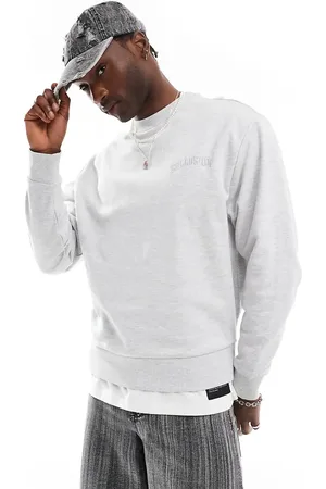 COLLUSION Sweatshirt in heather with varsity embroidery
