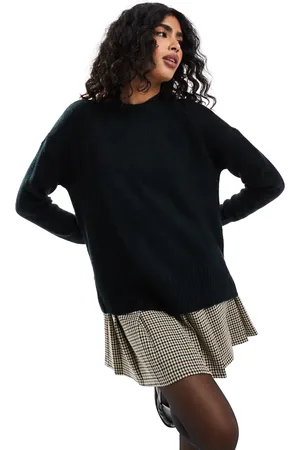 VERO MODA Oversized high neck sweater in