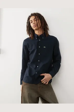 Lacoste Long sleeve oxford shirt in