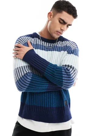 Paul Smith Striped fisherman knit sweater in