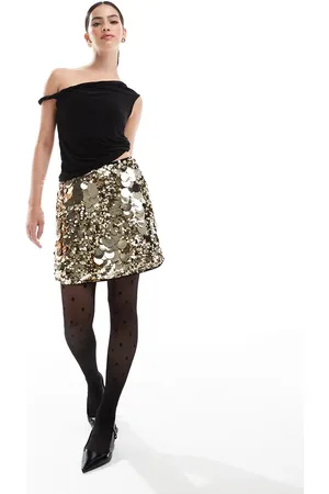 French Connection Sequin mini skirt in