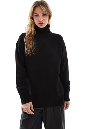 Threadbare Turtle neck oversized sweater in