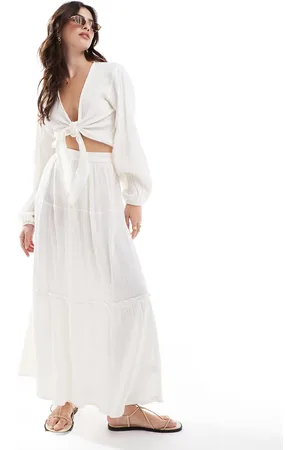 Esmée Esmee Exclusive tiered beach skirt in