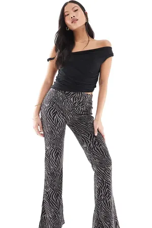ONLY Flare glitter pants in
