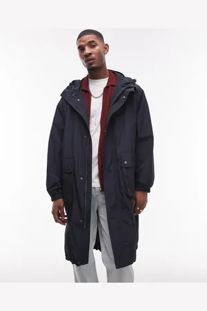 Topman Lightweight ripstop parka jacket in