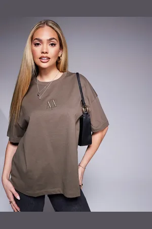 Armani Exchange Central logo oversized T-shirt in