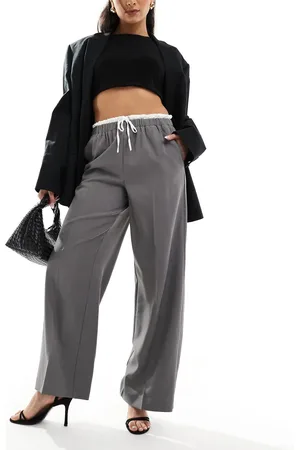 ONLY Wide leg tailored pants in medium