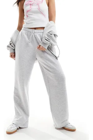 Pull&Bear Wide leg sweatpants in heather