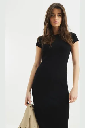 River Island Short sleeve midi dress in