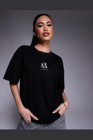 Armani Exchange Central logo oversized t-shirt in